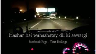 Hashar Hai Wahashatey Dil Ki Awargi  qawali  nfak lines [upl. by Daas]