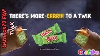 TWIX Ghoulish Green Halloween TV Ad  Usfoods72 USA [upl. by Nocaed]