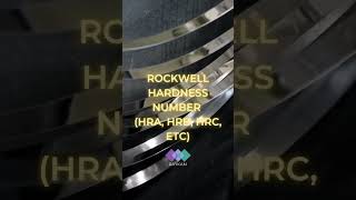 Types of Hardness Units  Steel Hardness  HV HRB HRC HRA HB  Raykam Alloys LLP [upl. by Yelrebmik997]