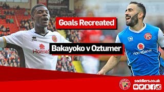 Goals Recreated  Amadou Bakayoko v Erhun Oztumer Swindon A  221016 [upl. by Lehmann]