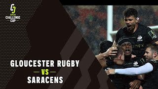 Highlights  Gloucester Rugby v Saracens Quarterfinals  Challenge Cup Rugby 202122 [upl. by Ztnaj]