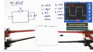 Elektromagnetismus Experiment RCGlied Ladevorgang am Kondensator [upl. by Haneen138]