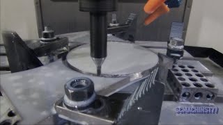 HastelloyX Blank Machining [upl. by Dolley309]