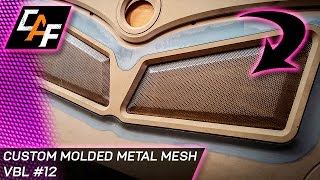 Molded Metal Mesh for CUSTOM Speaker Grills  CarAudioFabrication [upl. by Asylla996]