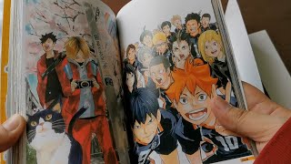 Haikyuu Haikara Haikyu Bon Haikyu Kyoku and Complete Illustration Book Owari to Hajimari [upl. by Ecinrahs794]