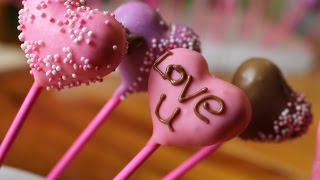 Heart Cakepops l Valentines Day l Englisch  German l Birkman l MoniiFee [upl. by Psyche239]