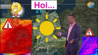 Erste kleine Hitzewelle in Sicht Nach Gewittern sonniger amp wärmer Wettervorhersage 1219072024 [upl. by Nalhsa473]