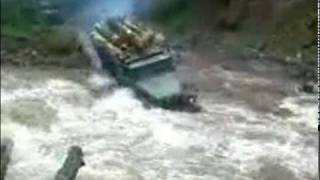 Ural 4320 truck goes through river [upl. by Ehsrop374]