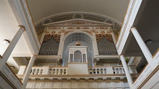 The 1829 Jacob Deutschmann Organ  Calvinist Church on Kálvin Tér Budapest  Demonstration of Stops [upl. by Sarid]