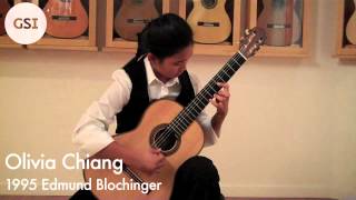 Bach Allegro BWV 998 played by Olivia Chiang on a 1995 Edmund Blochinger [upl. by Refinneg]