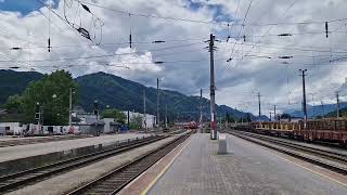 Einfahrt des SonderErlebniszug 14412 am 25052024 in Wörgl Hbf [upl. by Milicent173]