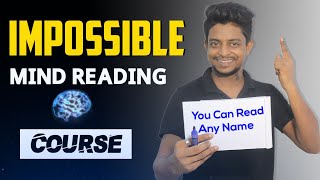 Mind Reading Course  Mind Reading Name Trick  Mind Reading Kaise Sikhe [upl. by Tresa]