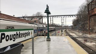 USA Station  Poughkeepsie New York Station served by Amtrak and MetroNorth [upl. by Elaynad]