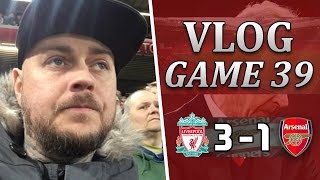 Liverpool 3 v 1 Arsenal  Another Sht Performance  Matchday Vlog  Game 39 [upl. by Tselec]