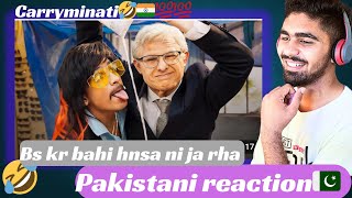 VADA PAV AUR CHAI  CARRYMINATI🤣🙏pakistanireactiononindia carryminati reactionvideo carryroast [upl. by Doreg172]