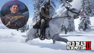 Enfrentando o PISTOLEIRO FLACO HERNANDEZ  Red Dead Redemption 2 [upl. by Nadbus]