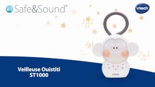 Démo Veilleuse Musicale Nomade  Louni le Ouistiti ST 1000 Safe amp Sound de VTech [upl. by Nocaj]