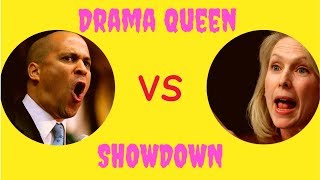 Drama Queen Showdown Cory Booker vs Kirsten Gillibrand [upl. by Ev]