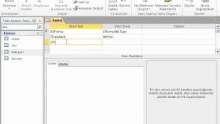 MİCROSOFT ACCESS 2010 VİDEO EĞİTİMİ2 [upl. by Nidak265]