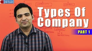 Types Of Company Part 1 by Advocate Sanyog Vyas [upl. by Enidan]