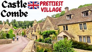 CASTLE COMBE  PRETTIEST VILLAGE  ENGLAND [upl. by Ardnossac]