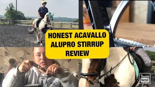 Acavallo arena AluPro stirrup review Willow and bobby honest review [upl. by Ezarras]