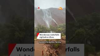 Wonderous waterfalls sighted on Uluru [upl. by Tybald]