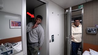 HIDE AND SEEK on OVERNIGHT LUXURY SLEEPER TRAIN [upl. by Enihpled]