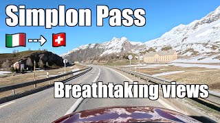 Drive up the Scenic Simplon Pass From Bella Italia to Swiss Serenity [upl. by Winser]