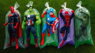 SUPERHERO AVENGERS HULK SMASH VS IRON SPIDERMAN VS IRON MAN THOR THANOS CAPTAIN AMERICA [upl. by Ruthven]