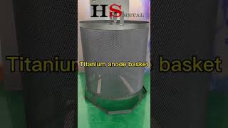 Plating auxiliary anode titanium mesh [upl. by Ahsercel]