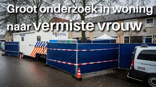 Grootschalig onderzoek in Zevenaarse woning naar vermiste vrouw [upl. by Hemphill]