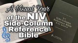 🎶A Visual Tour 🎶 NIV Side Column Wide Margin Reference Bible Bible Review [upl. by Navada809]