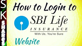 How to login to SBI Life insurance website [upl. by Mcdermott]