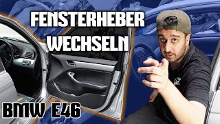 Fensterheber wechseln E46 AnleitungTutorial  BMWFarid [upl. by Geoffrey]