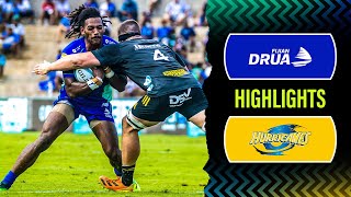 Super Rugby Pacific 2023  Fijian Drua v Hurricanes  Rd 11 Highlights [upl. by Xirdnek]