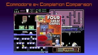 Commodore 64 Compilation Comparison Four Great Games Volume 2 1987 [upl. by Suckram]