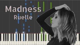 Madness  Ruelle Piano version Synthesia [upl. by Orsini]