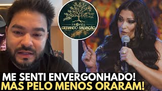 Yudi Tamashiro vai embora do Troféu Gerando Salvação após fala de Raquel Santiago Cantoras o apoiam [upl. by Suoiluj]