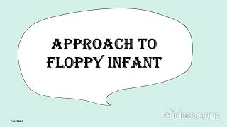 Approach to floppy infant [upl. by Aimahs303]