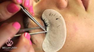 How to Do Eyelash Extensions by Bella Lash [upl. by Majka]