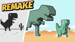 I made The Dino Game with BOSSES and 3D [upl. by Karlotta]