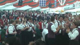 Böhmischer Traum  Stimmung im Festzelt mit dem MV Egg beim 100jährigen Jubiläum des MV Baienfurt [upl. by Artenek]