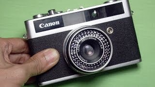 キャノン キャノネットジュニアの使い方 CANON CANONET JUNIOR How to use 1960s visual distance estimation camera [upl. by Malone]