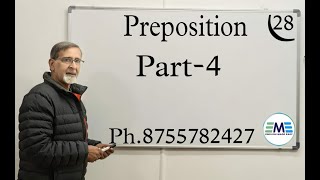 PREPOSTION PART4 By ENGLISH MADE EASY [upl. by Dory894]