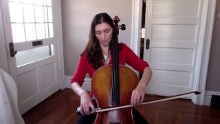 How to Practice Staccato on the Cello  Lesson 12 [upl. by Fitz]