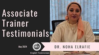 Dr Noha Elrafies Certification Journey as an IBCT Associate Trainer [upl. by Ylro]