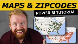 Zip Code and Heat Maps  Microsoft Power BI  Tutorial for Beginners [upl. by Burman]