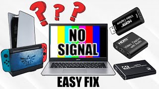 HDMI Video Capture Card Colored Line Signal Problem EASY FIX [upl. by Reames]