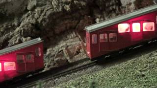 BRAWA Funicular Cable Car Märklin Modelleisenbahn Marklin Layout [upl. by Massab]